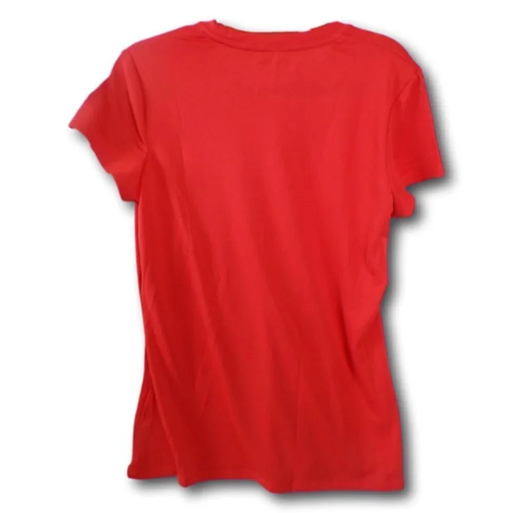 The North Face Women's Red REAXION AMP CREW T-Shirt Size: M - Picture 3 of 3